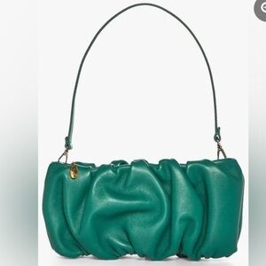 NWT Staud coastal green convertible shoulder bag /clutch  $198